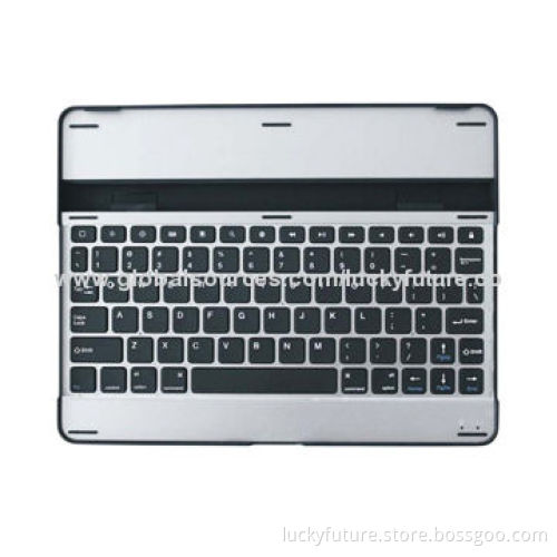 Portable 78 Keys Aluminum Alloy Bluetooth V3.0 Keyboards for iPad 2/3/4 Work as Laptop-Black/White